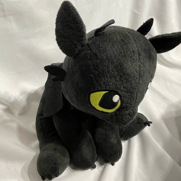 Build A Bear Workshop Toothless How To Train Your Dragon Dreamworks Euc - Picture 3 of 9